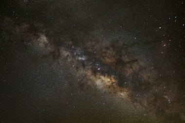 Samanyolu özünü. Samanyolu'nun, uzun pozlama fotoğraf galaksi Merkezi