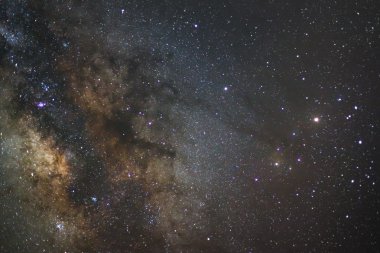 Samanyolu'nun Antares bölgesinin geniş açılı görünüş