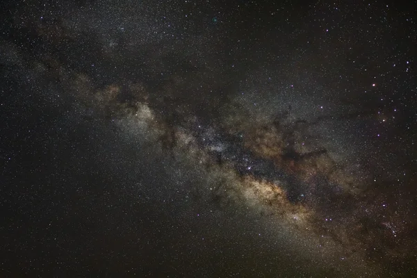 Milchstraßengalaxie, Langzeitaufnahme, mit Körnung, hochauflösend — Stockfoto