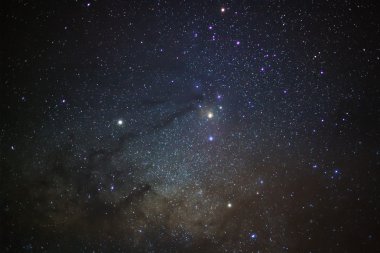 Samanyolu'nun Antares bölgesinin geniş açılı görünüş