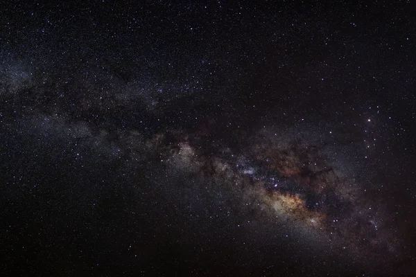 Via fértil galáxia, fotografia de longa exposição, com grãos . — Fotografia de Stock