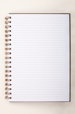 Çimento duvar arka plan hakkında çizgi kağıt boş defter