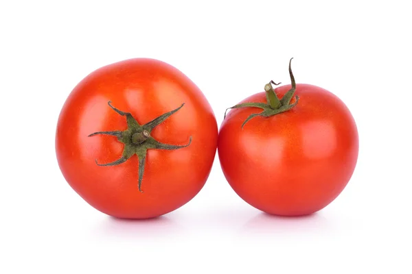 Fresh tomato isolated on white backgroun — Stock Photo, Image