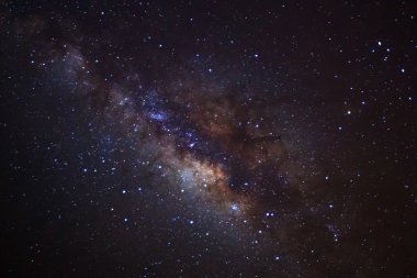 bir gece gökyüzü, uzun pozlama fotoğraf, zekâ güzel milkyway
