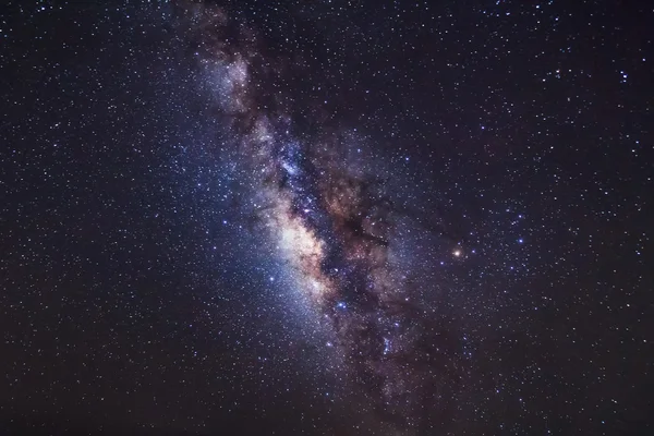 Tejszerű út galaxis, Hosszú expozíciós fénykép, gabona — Stock Fotó