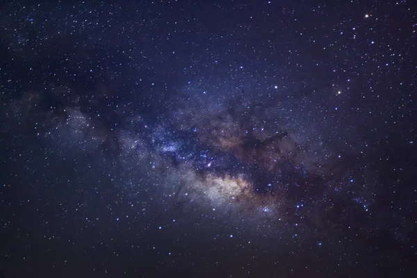 Close-up of Milky Way Galaxy, Long exposure photograph, with gra — Stock Photo, Image