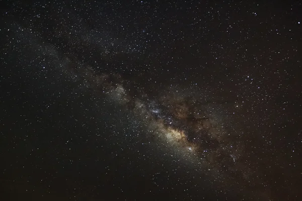 天の川銀河、穀物と長い露出写真 — ストック写真