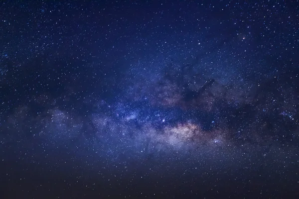 Samanyolu, uzun pozlama fotoğraf, tahıl ile yakın çekim