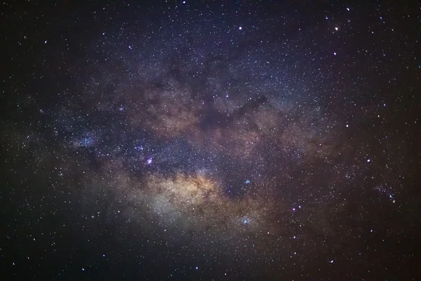 Центр галактики Чумацького Шляху, довга фотографія експозиції, перемикач — стокове фото