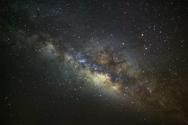 Via Lattea Galassia, Fotografia a lunga esposizione, con grano — Foto Stock