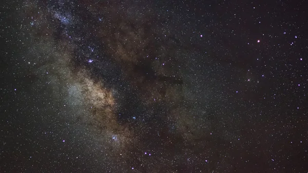 Milky way galaxy, Long exposure photograph, with grain — стоковое фото
