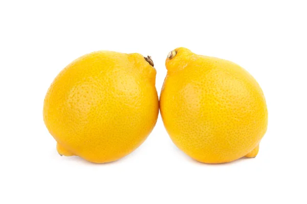 Limão isolado no fundo branco — Fotografia de Stock