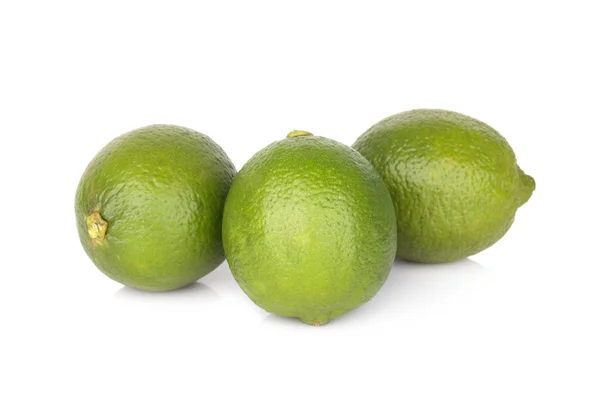 Citrus lime fruit isolated on white background — Stock Photo, Image