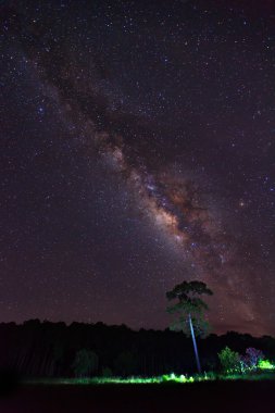 Samanyolu phu hin rong kla Milli Park, phitsanulok Tayland