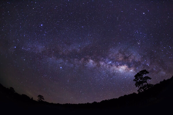 Milky Way at Phu Hin Rong Kla National Park, Phitsanulok Thailand
