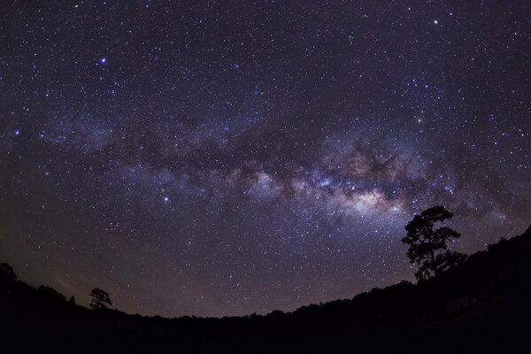Milky Way at Phu Hin Rong Kla National Park,Phitsanulok Thailand