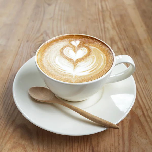 Cup of latte coffee — Stock Photo, Image