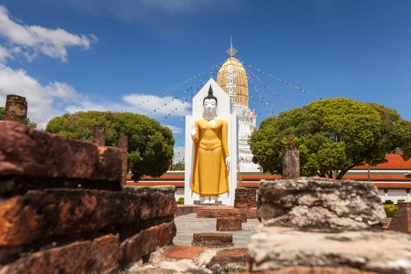 Wat Phar Sri Rattana Mahathat. Tempio, Phitsanulok in Thailandia — Foto Stock