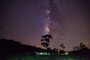 Samanyolu phu hin rong kla Milli Park, phitsanulok Tayland