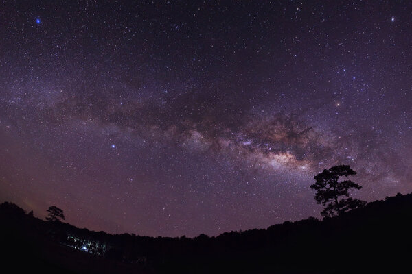 Milky Way at Phu Hin Rong Kla National Park, Phitsanulok Thailand
