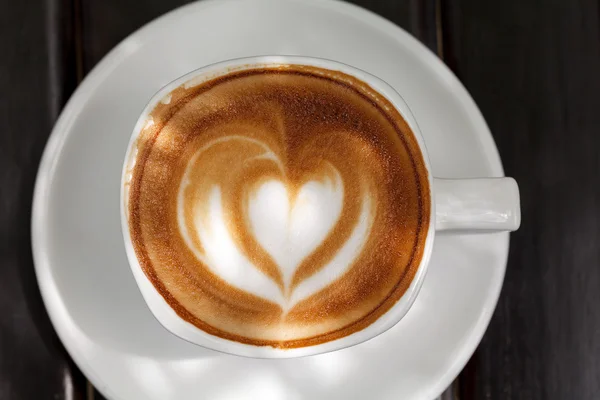 Чашка лате кави — стокове фото