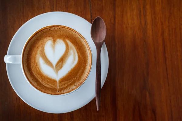 Xícara de café latte — Fotografia de Stock
