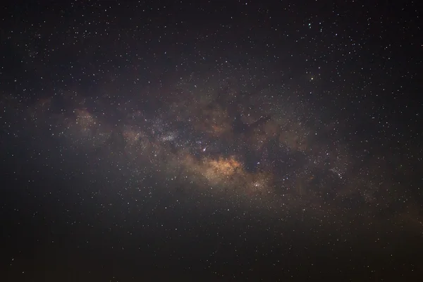 La galaxie de la Voie lactée Panorama, Photographie longue exposition — Photo