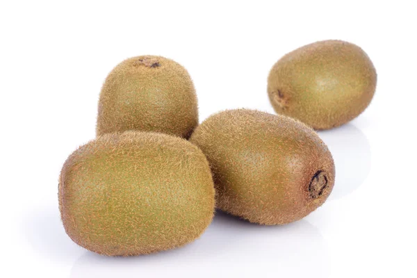 Kiwi frutas isoladas sobre fundo branco — Fotografia de Stock