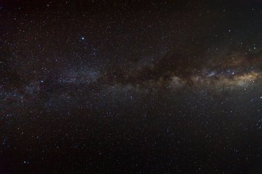 Samanyolu galaksisi, uzun pozlu fotoğraf