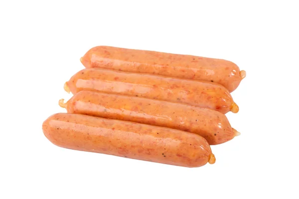 Sausages isolated on a white background — Stock Photo, Image