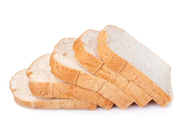 Scheibe Vollkornbrot als Hintergrund — Stockfoto