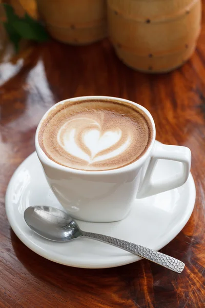 Kopje koffie latte — Stockfoto