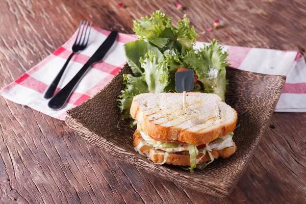 Chicken sandwich — Stock Photo, Image