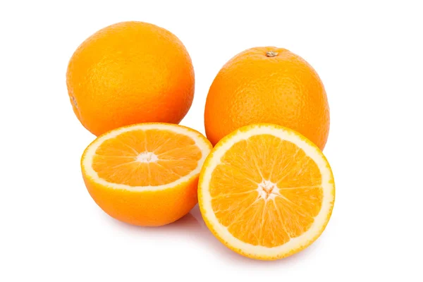 Slice orange isolated on white background — Stock Photo, Image