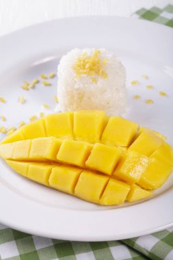 mango Hindistan cevizi MIL tatlı tatlı yapışkan pirinç