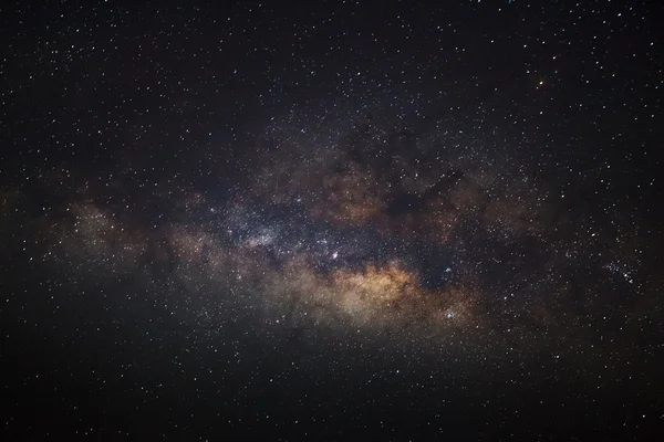 Γαλαξίας με γαλακτώδη τρόπο, φωτογραφία μεγάλης έκθεσης, με κόκκους — Φωτογραφία Αρχείου