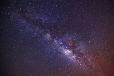 bir gece gökyüzü, uzun pozlama fotoğraf, zekâ güzel milkyway