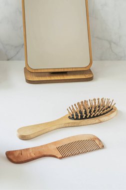 Sıfır atık. Çevre dostu banyo aksesuarları..