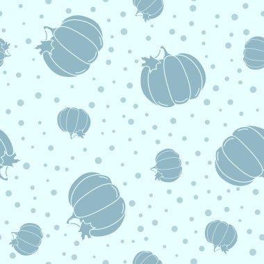 Paket kağıdı - Vektör grafik tasarımı için kabak sembolünün kusursuz deseni