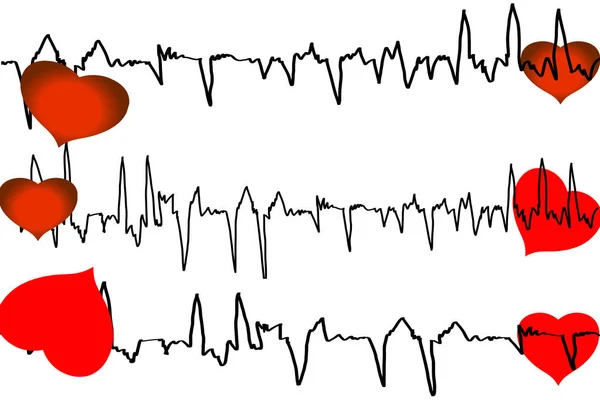 心臓と心臓の循環器系を — ストック写真