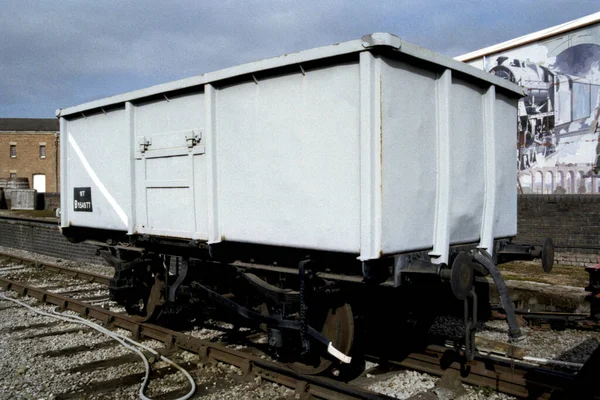 Manchester Reino Unido Verão 2018 Velho Vagão Ferroviário 16T Pista — Fotografia de Stock