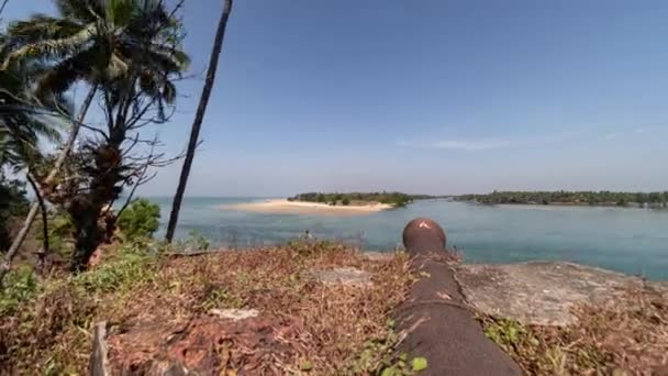 Pantai Timelapse selatan Goa 4K — Stok Video