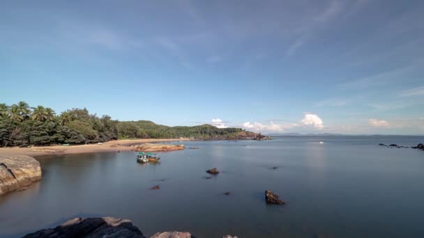 Timelapse Om Beach India 4k — Vídeo de stock