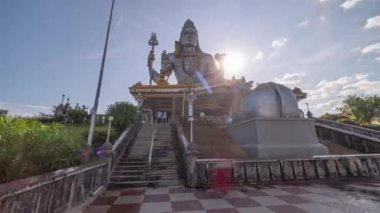 Hindistan Karnataka Murudeshwara hiperlapse 4k 