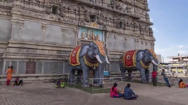 Índia Karnataka Murudeshwara hyperlapse 4k — Vídeo de Stock