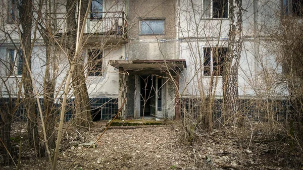 Varanda em Pripyat — Fotografia de Stock