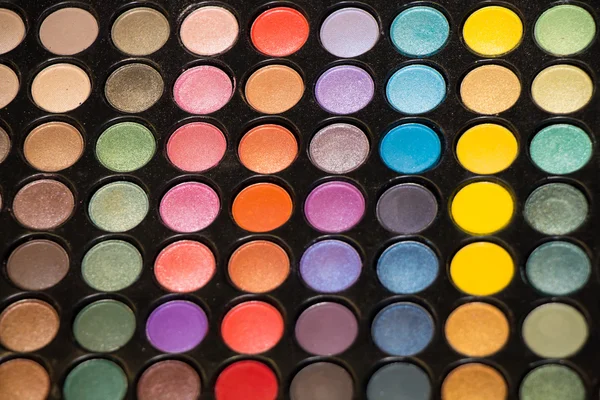 Palet van eyeshadows — Stockfoto