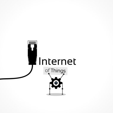 Internet şeyler-tasarım arka plan
