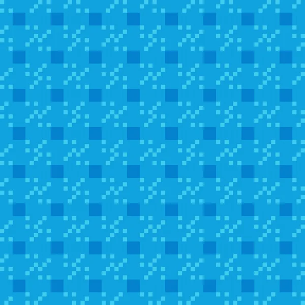 Geometric blue repeating pattern vector background — Stock Vector