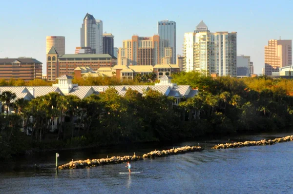 Tampa Florida Stati Uniti Settembre 2015 Vista Della Città Dalla — Foto Stock